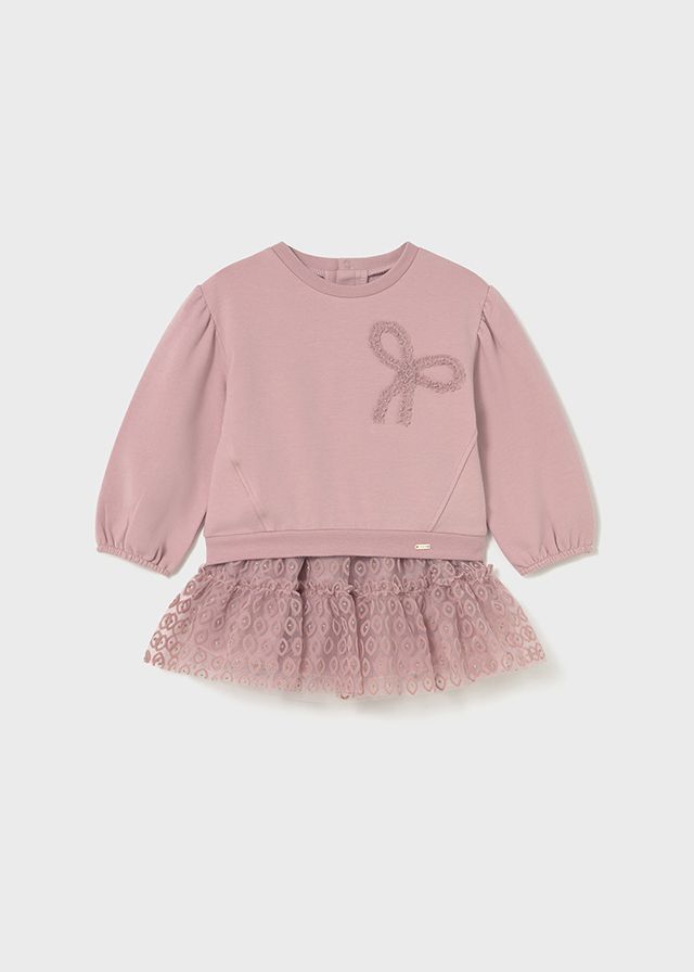 MAYORAL DUSKY PINK SKIRT SET MAY2923