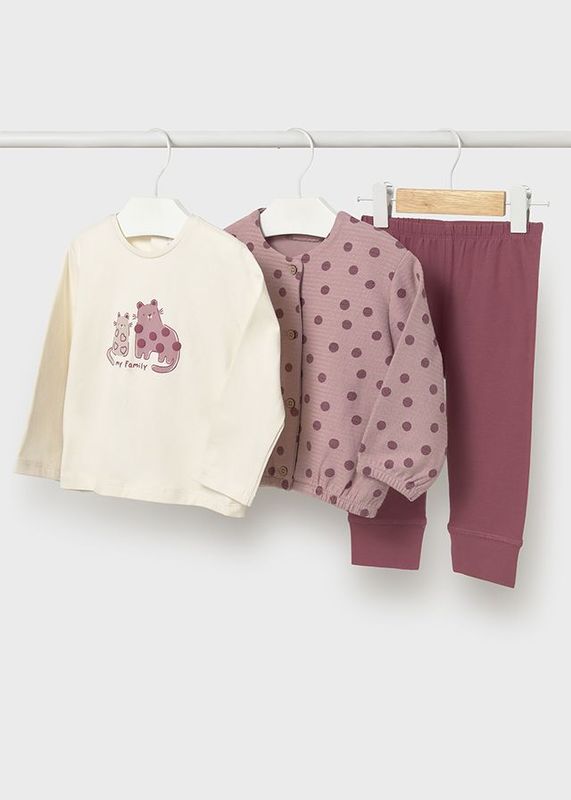 MAYORAL DUSKY PINK LEGGING SET & GILET MAY2743