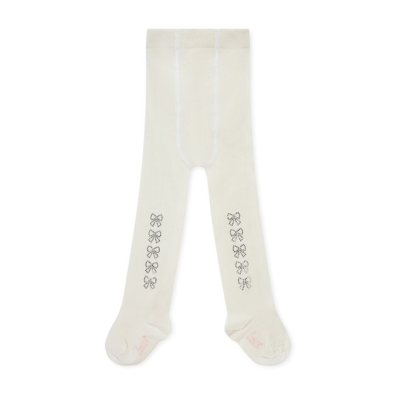 LITTLE A KERRY WHITE DIAMONTE BOW TIGTHS LA5314W