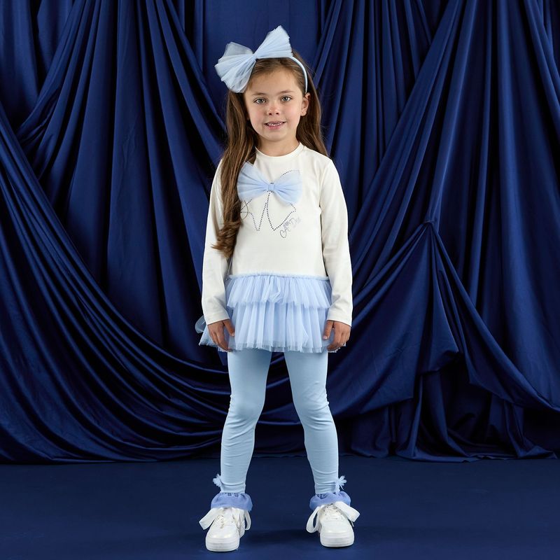 ADEE 'MILA' BLUE TULLE LEGGING SET AD3522