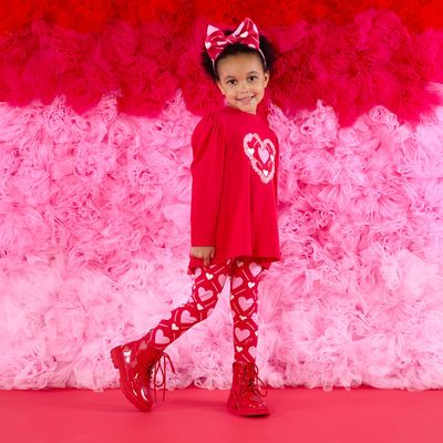 ADEE 'LOLA' RED HEART PRINT LEGGING SET AD1502 ADEE 'LOLA' RED HEART PRINT LEGGING SET AD1502