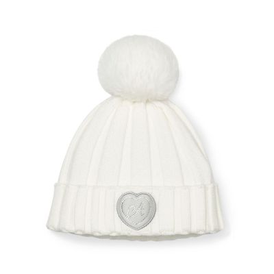 ADEE 'MALLORY' WHITE POM HAT AD1909W