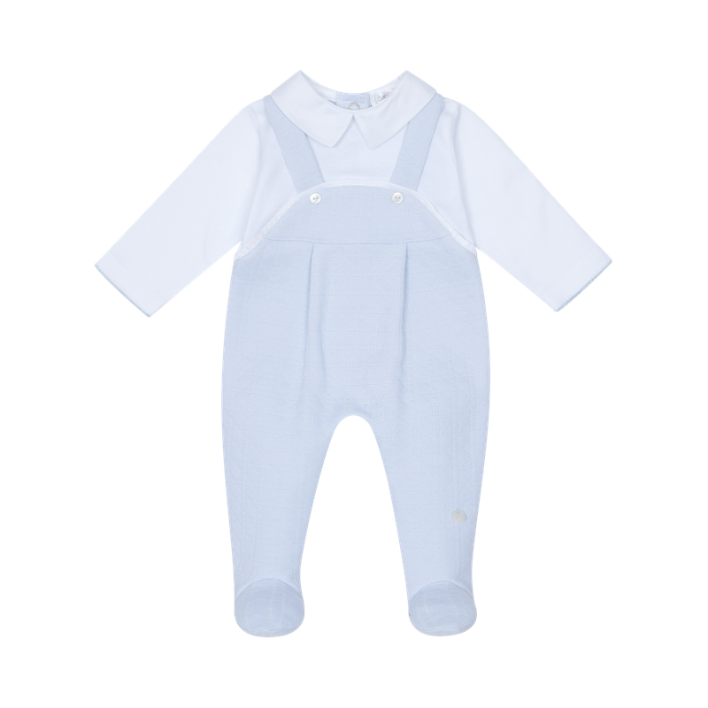 DEOLINDA PALE BLUE MOCK DUNGAREEE ALL IN ONE DEO5110