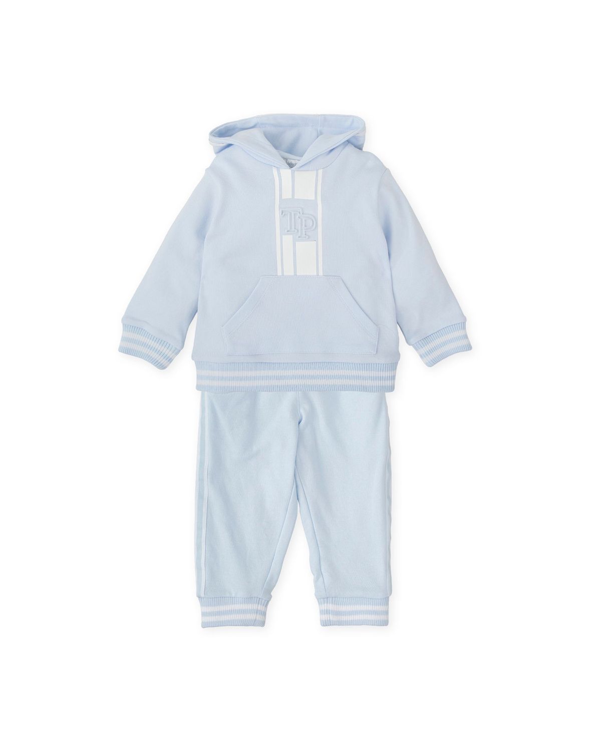 TUTTO PICCOLO PALE BLUE AND WHITE TRACKSUIT TP2710
