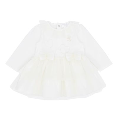 PASTELS & CO 'DIANA' IVORY TULLE DRESS PAS312KI
