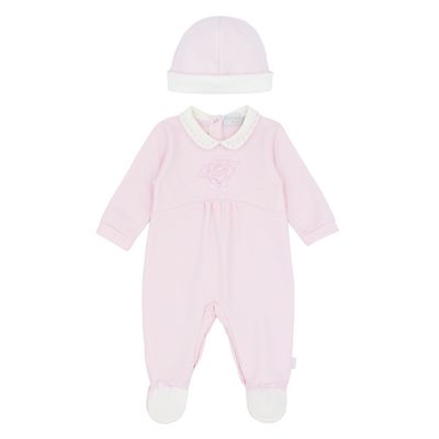 PASTELS & CO 'CORA'' PALE PINK ALL IN ONE WITH HAT PAS309A
