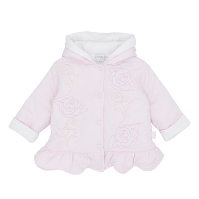 PASTELS & CO 'PIA' SOFT PINK HOODED JACKET PAS309F