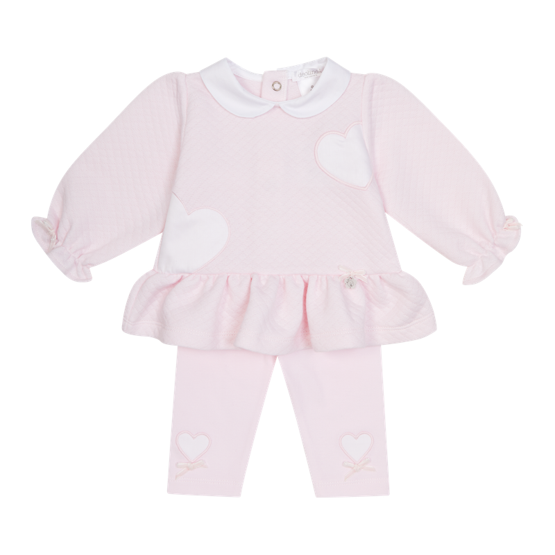 DEOLINDA PINK HEARTS LEGGING SET DEO5715