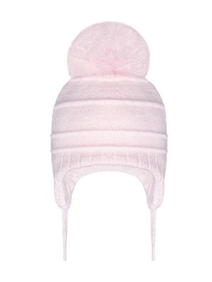 POM POM ENVY 'BUDDIE' PINK BABY HAT PPEBUDP POM POM ENVY 'BUDDIE' PINK BABY HAT PPEBUDP