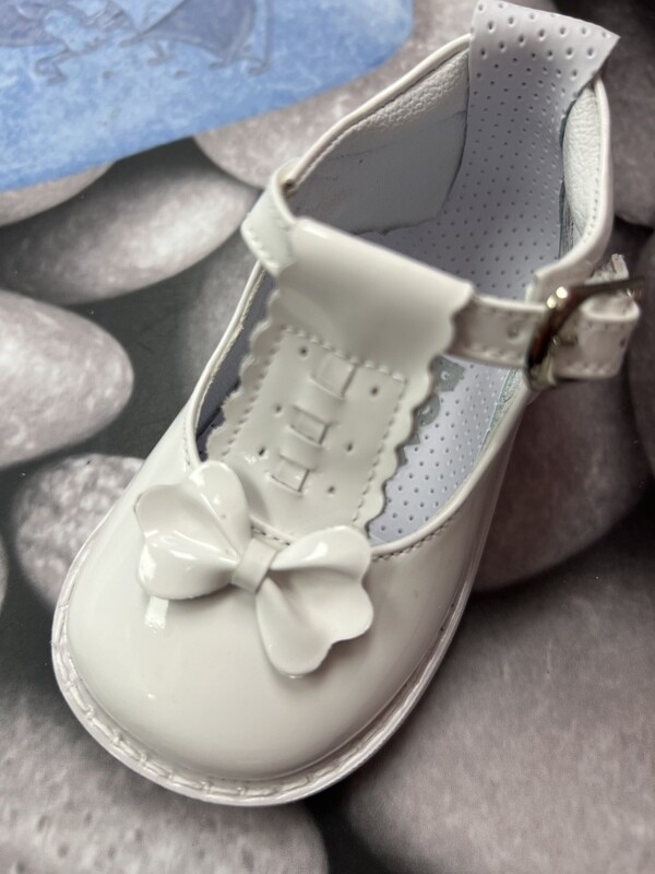 PEX 'ANASTASIA' WHITE PATENT SHOE PEX9592