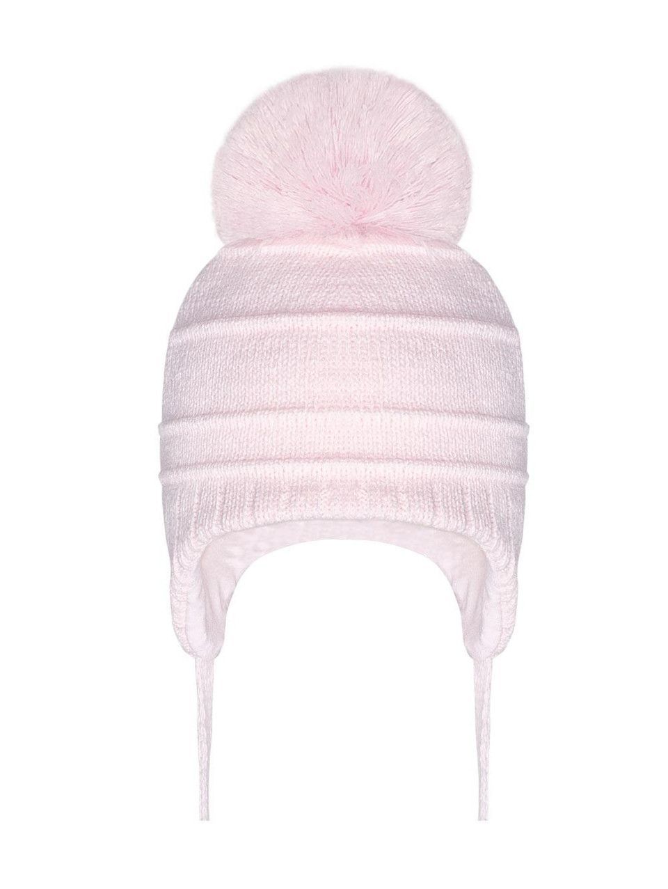 POM POM ENVY 'BUDDIE' PINK BABY HAT PPEBUDP