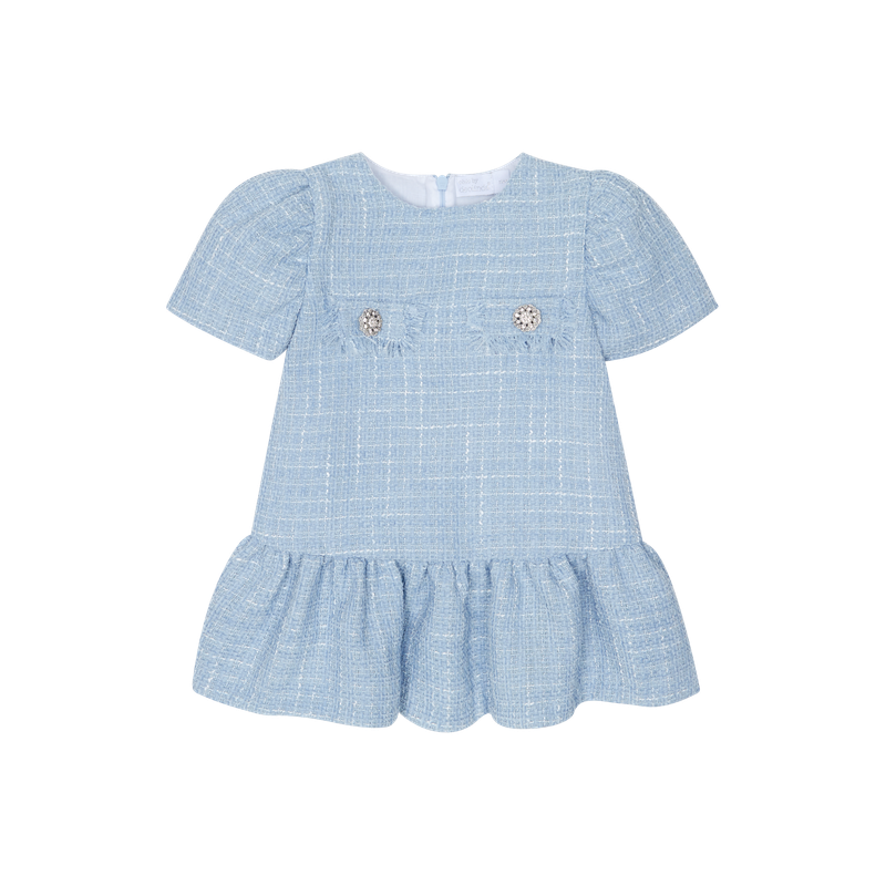 CHIC BY DEOLINDA PALE BLUE FANCY DRESS DEO5004