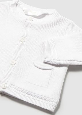 MAYORAL WHITE COTTON BOYS CARDIGAN MAY1303 MAYORAL WHITE COTTON BOYS CARDIGAN MAY1303