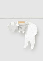 MAYORAL WHITE & PALE GREY ALL-IN-ONE GIFT SET MAY1728