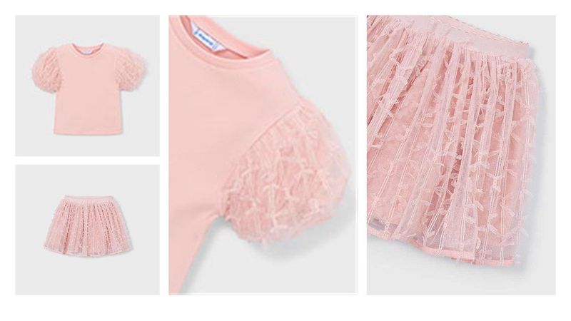 MAYORAL 'BLOSSOM' SKIRT SET MAY3001/3901