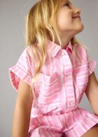 MAYORAL CANDY STRIPE SHORT CO-ORD MAY3226