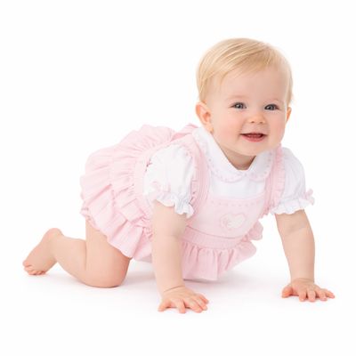 PASTELS & CO 'HELENA' PINK BLOOMER SET PAS805B