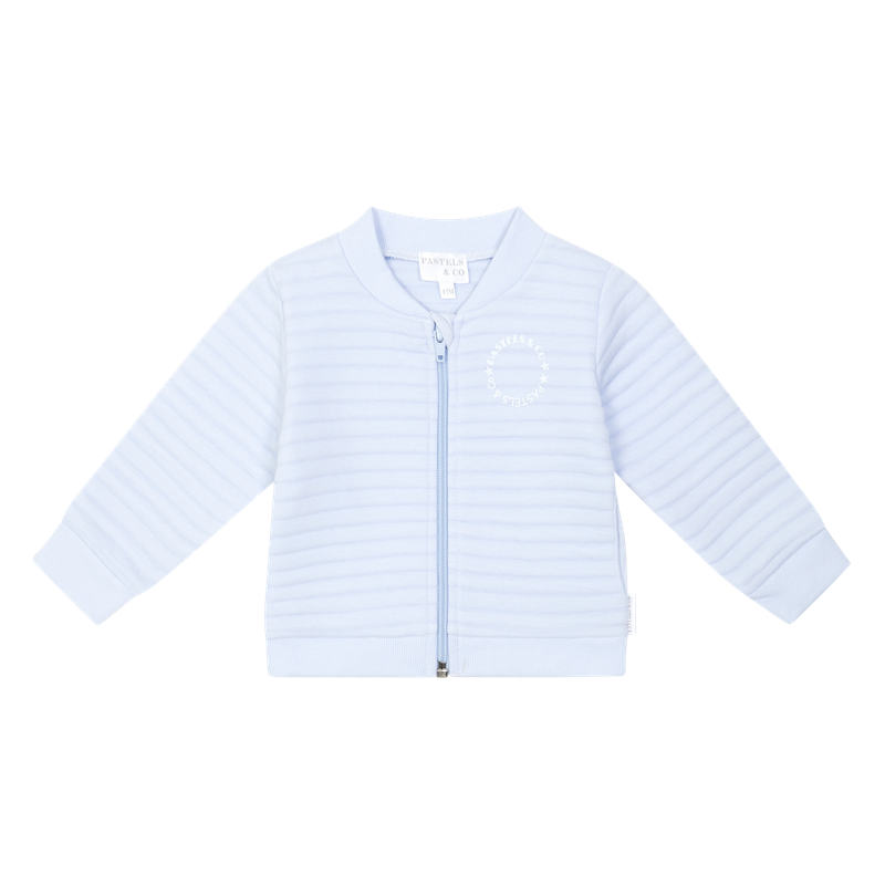 PASTELS & CO 'BRODY'  PALE BLUE SOFT TEXTURED JACKET PAS801C ​**COMING SOON**