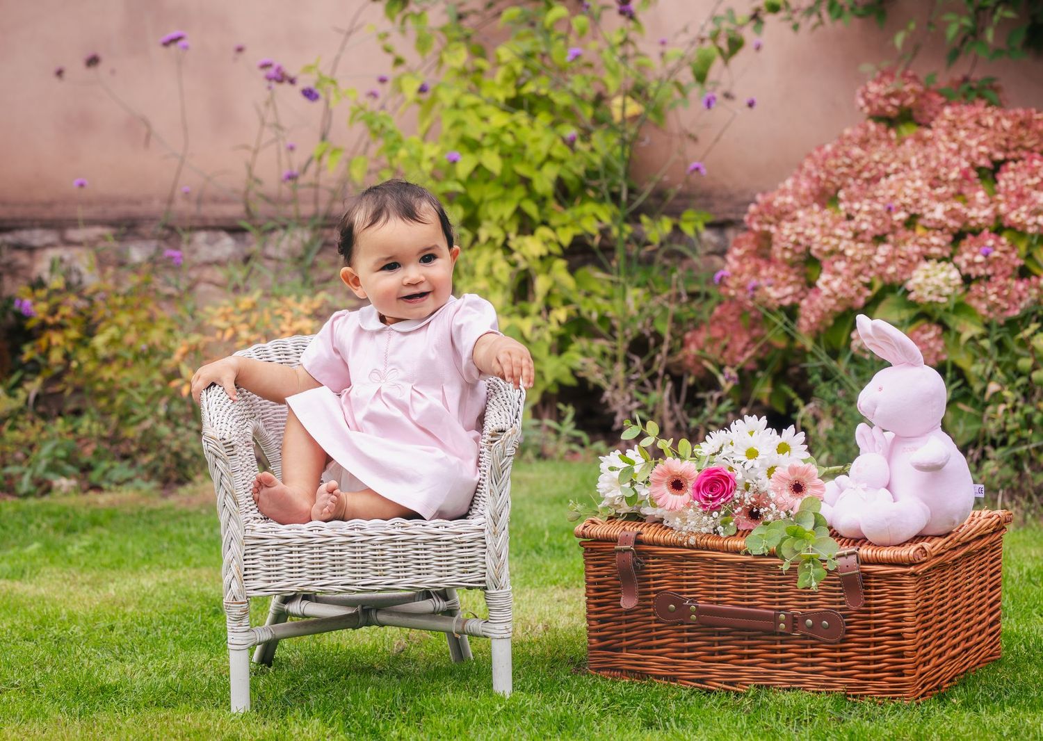 EMILE ET ROSE 'LOUISA' PALE PINK DRESS & ROMPER ALL IN ONE ER3188