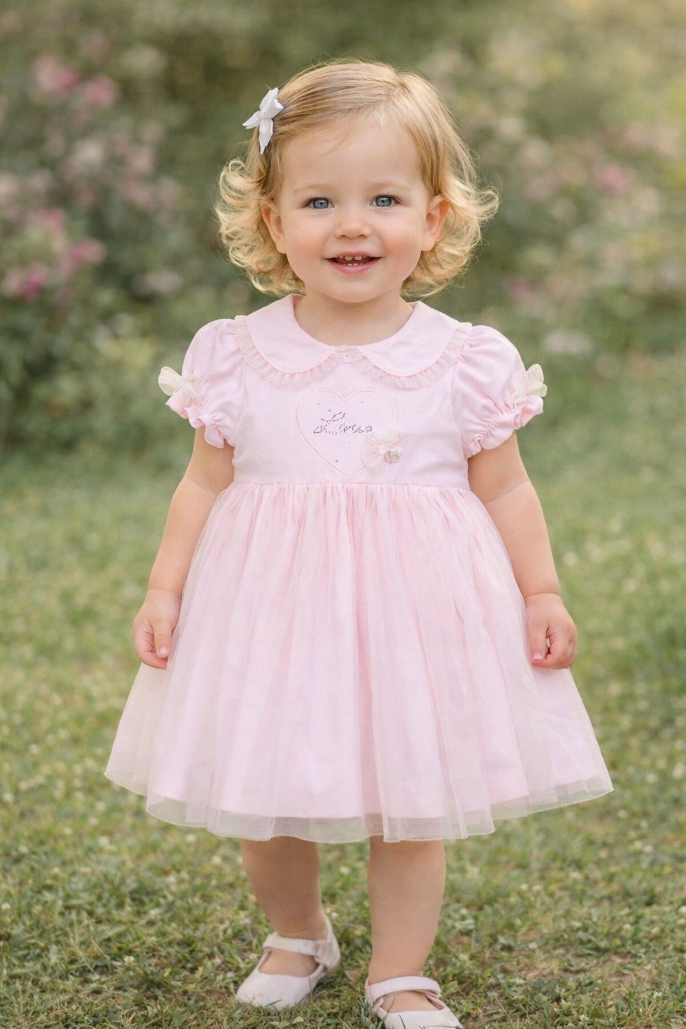 DEOLINDA 'AMORE' PINK TULLE DRESS DEO6402