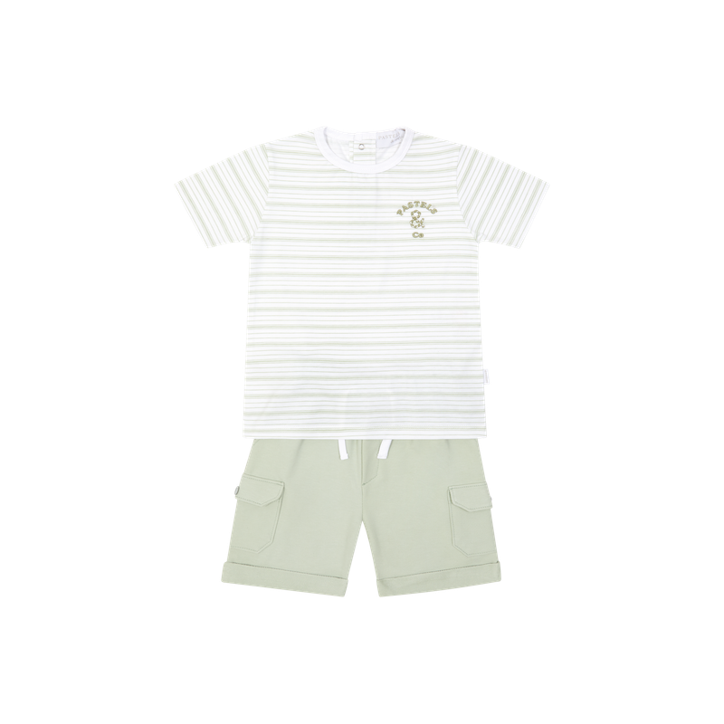 PASTELS & CO 'COSMO' SAGE SHORT SET  PAS802K **COMING SOON**