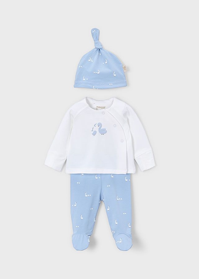 MAYORAL BOXED PALE BLUE GIFT SET MAY1506B