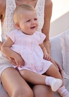 MAYORAL PALE PINK DRESS & PANT MAY1805  **COMING SOON: AVAILABLE TO PRE-ORDER**