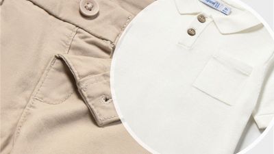 MAYORAL SMART POLOTOP AND TROUSER SET MAY1109/522 **COMING SOON**