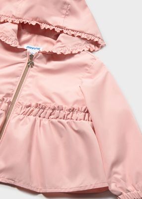 MAYORAL BLOSSOM PINK HOODED JACKET MAY1492