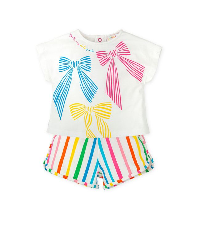 AGATHA 'BOWS' MULTI COLOURED SHORT SET AGA8700 ​**COMING SOON**  PRE-ORDER NOW