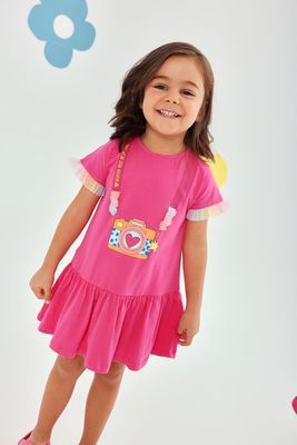 AGATHA 'CAMERA' FUCHSIA DRESS AGA8209 ​