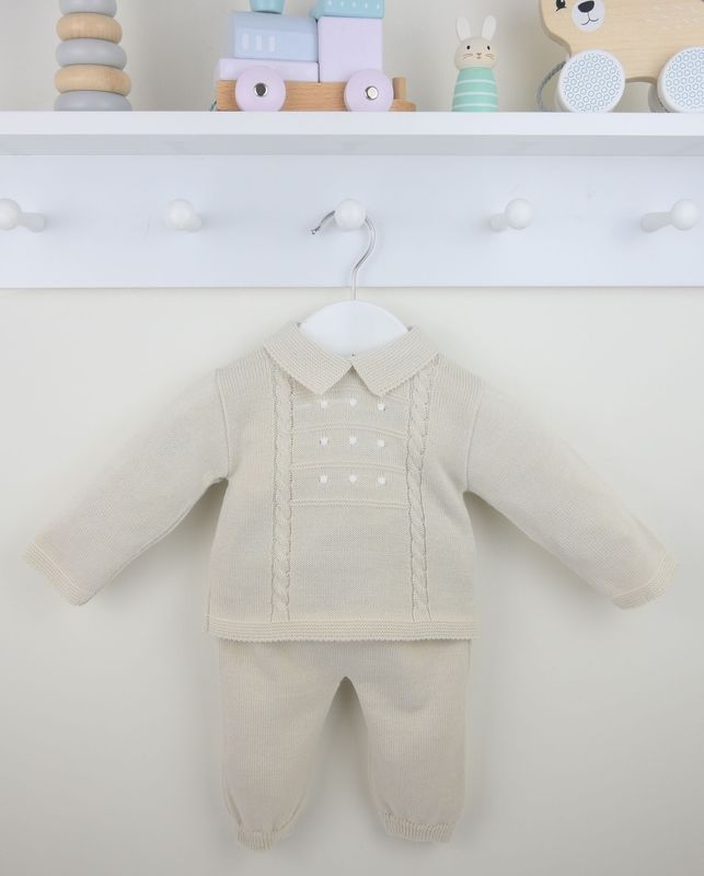 PEX 'THOMAS' BEIGE FINE TROUSER SET PEX945B