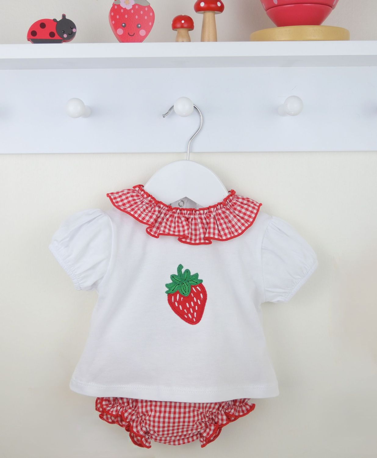 PEX 'SONATA' STRAWBERRY RED AND WHITE BLOOMER SET PEX0894 **COMING SOON** PRE-ORDER NOW