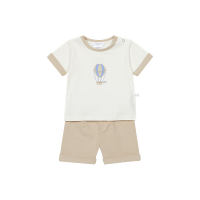 DEOLINDA 'JUNO' BEIGE AIR BALLON SHORT SET DEO6706 **COMING SOON** PRE-ORDER NOW