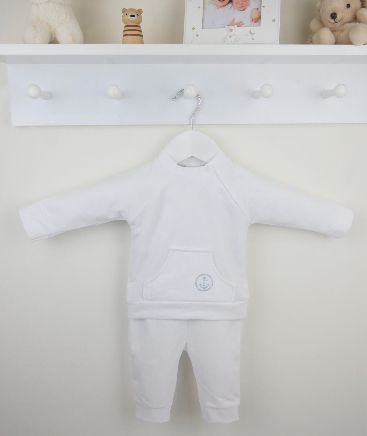 PEX 'SAILOR' WHITE TWO PIECE TROUSER SET PEX0829W