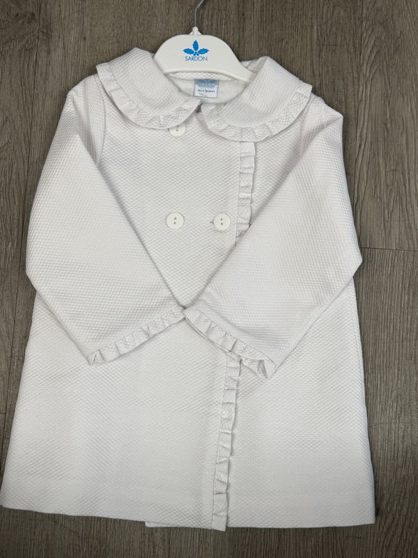 SARDON WHITE FORMAL COAT SAR26AB62B