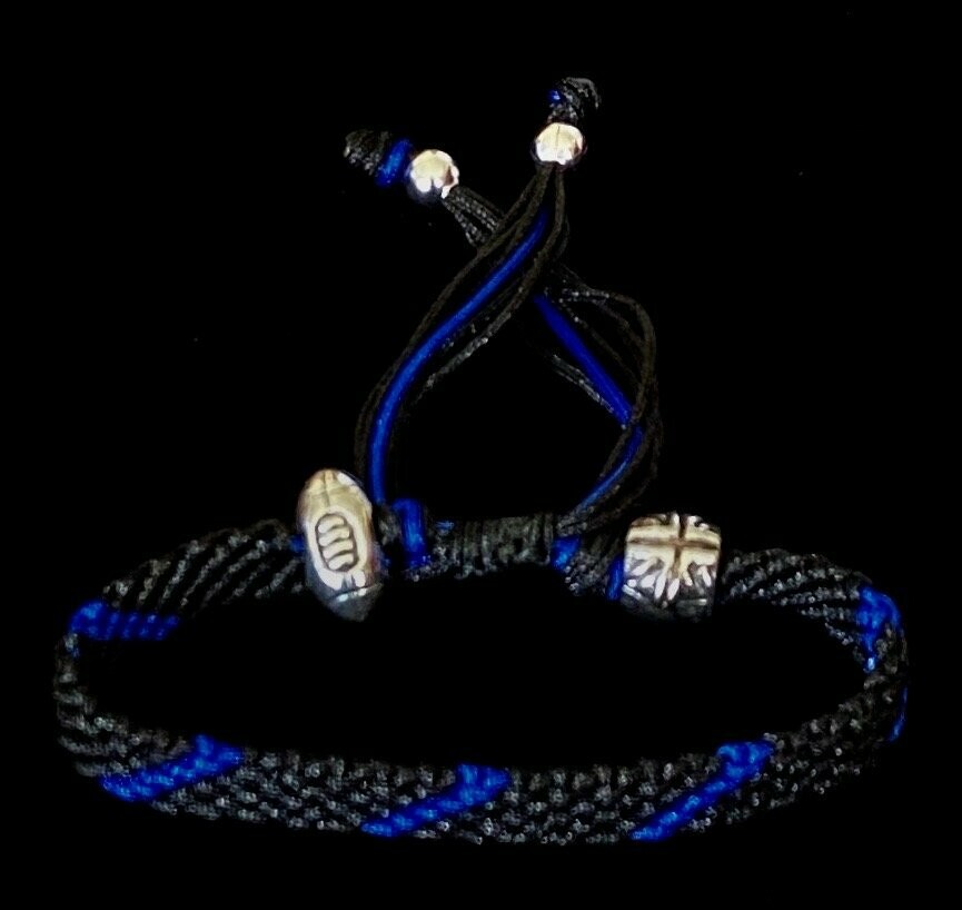 Thin Blue Line with Rugby Ball