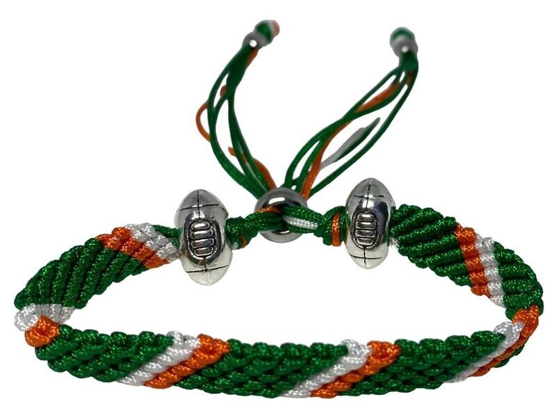 Ireland with Rugby Balls and  Slider Clasp