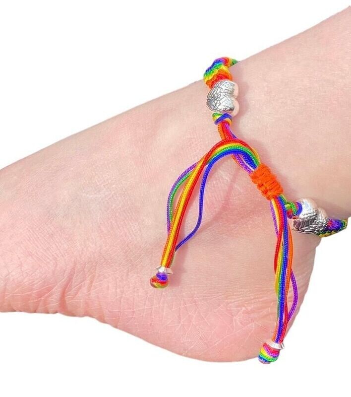 Rainbow Rope Anklet