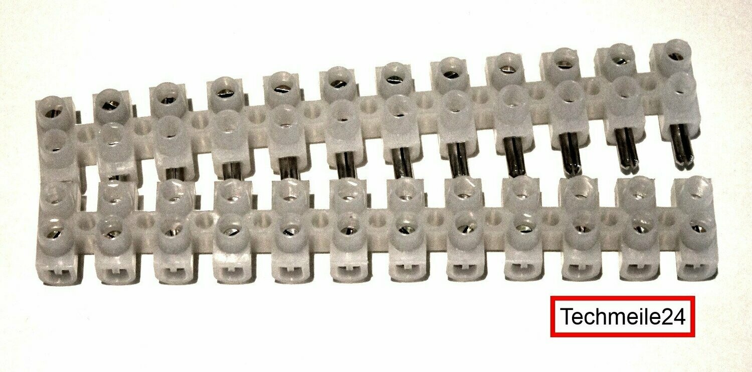Lüsterklemme steckbar 1,5 - 2,5mm² 12-pol reihenklemme terminal connector