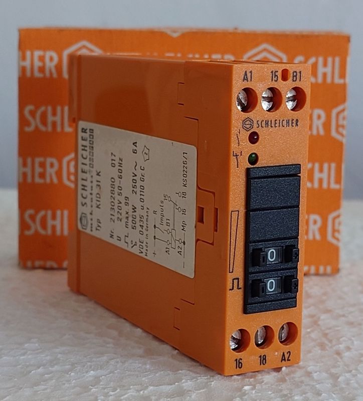 Schleicher KID31K 99IMP AC 220V 50-60Hz mikrorelais Schleicher KID31K 99IMP AC 220V 50-60Hz mikrorelais