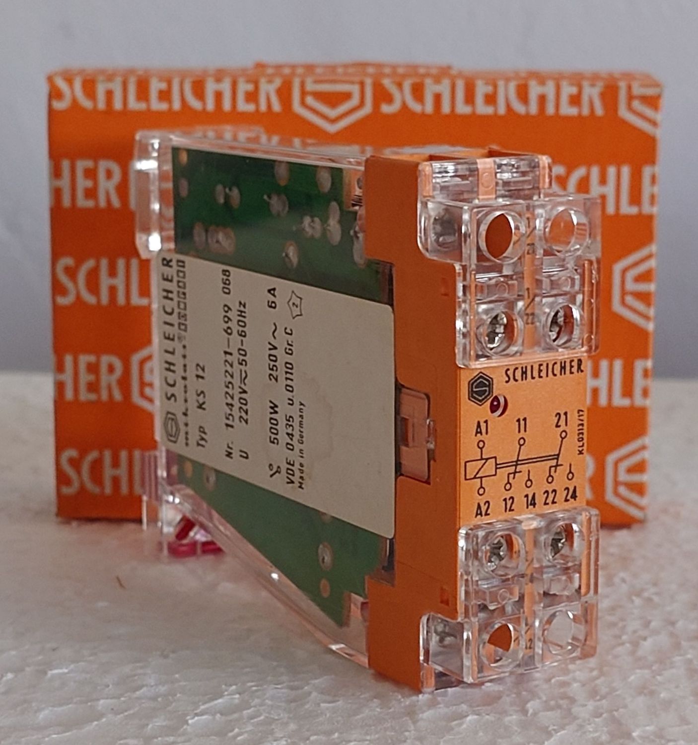 Schleicher KS12 AC 220V 50-60Hz mikrorelais