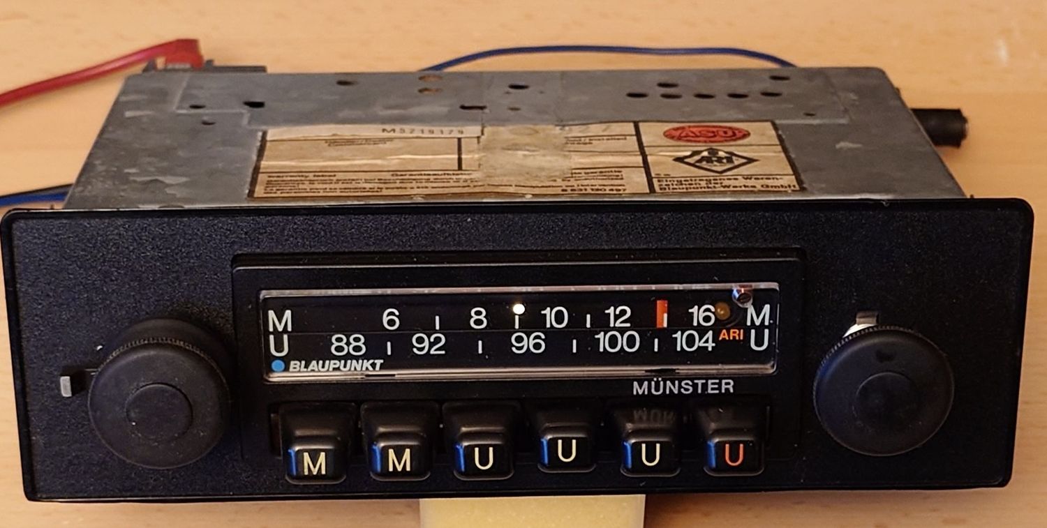 Blaupunkt Münster Auto-Radio Oltimer Vintage Arimat 7637623118 Blaupunkt Münster Auto-Radio Oltimer Vintage Arimat 7637623118