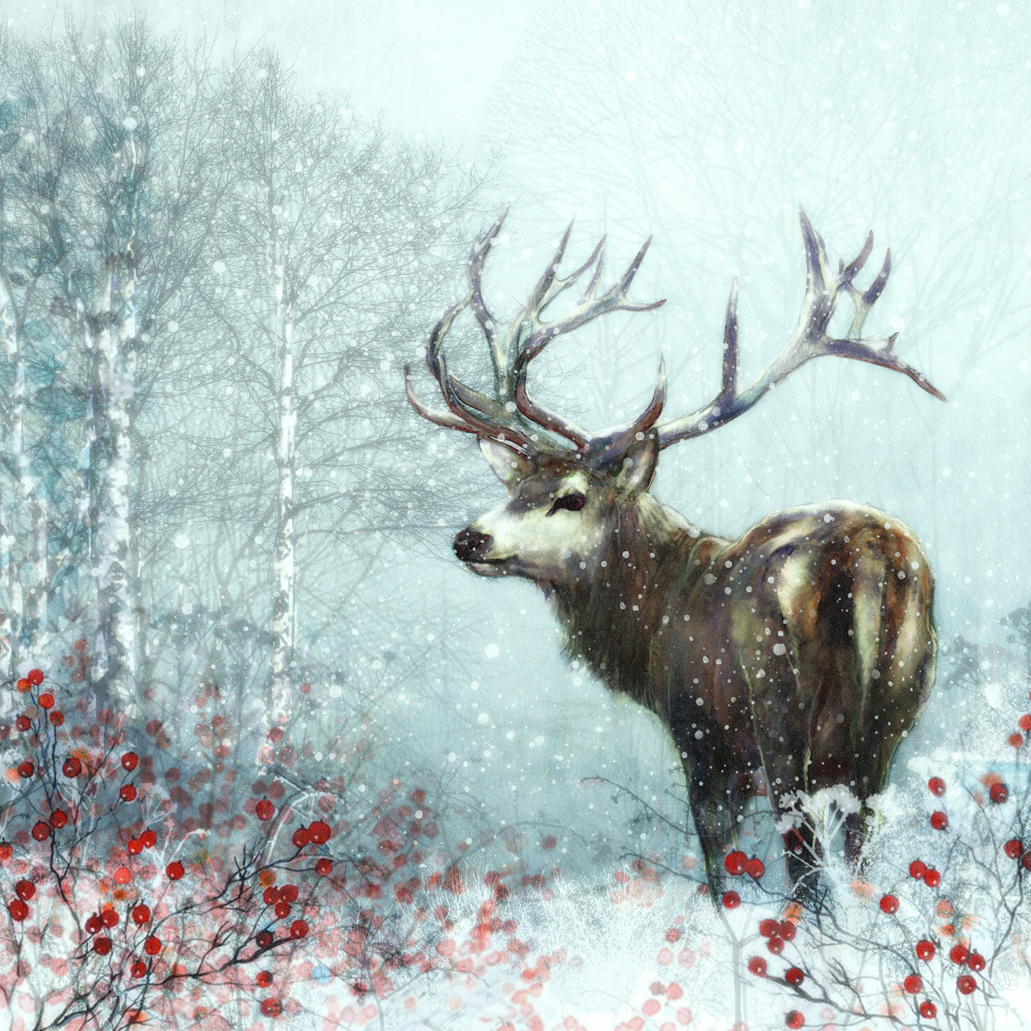Vibrant Stag