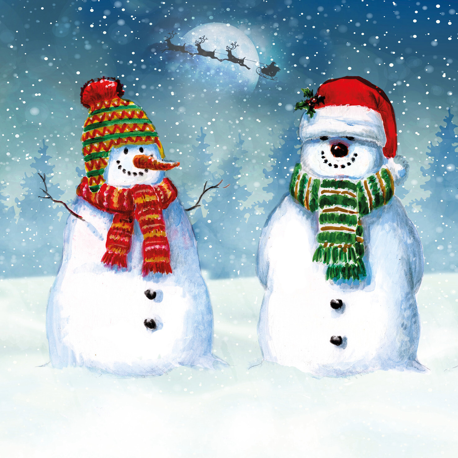 Twin Snowmen