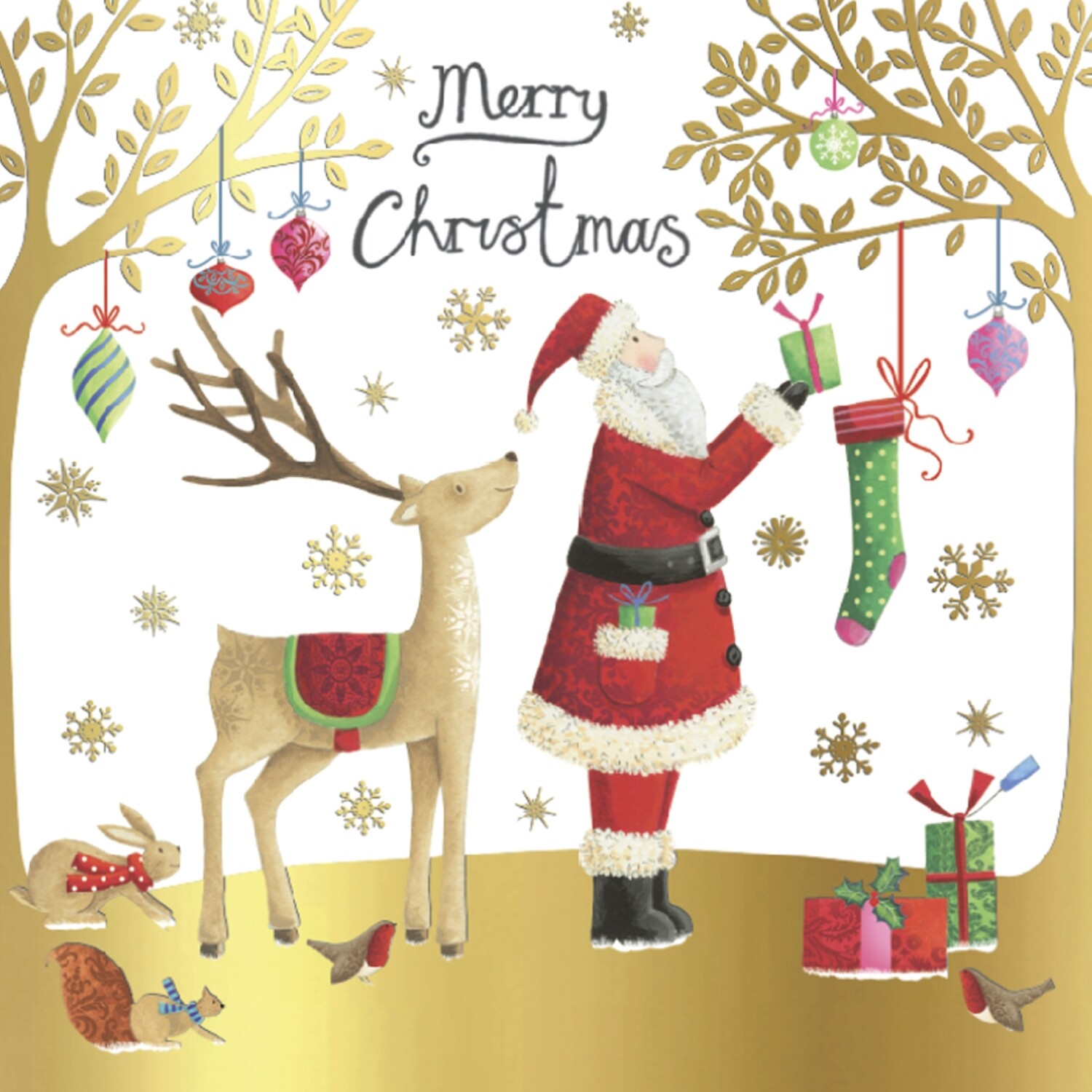 Santa&#39;s Gold Tree