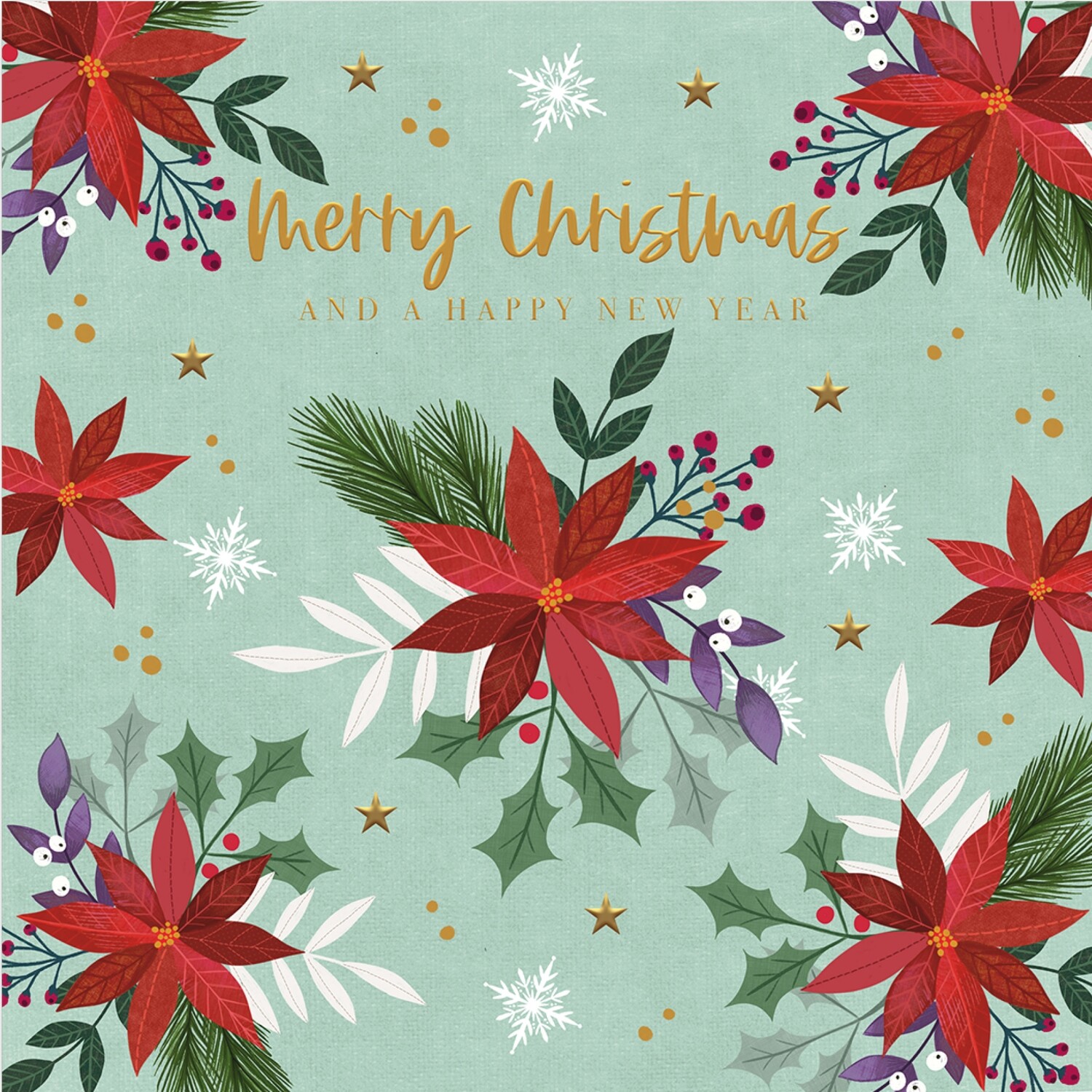 Poinsettia Montage