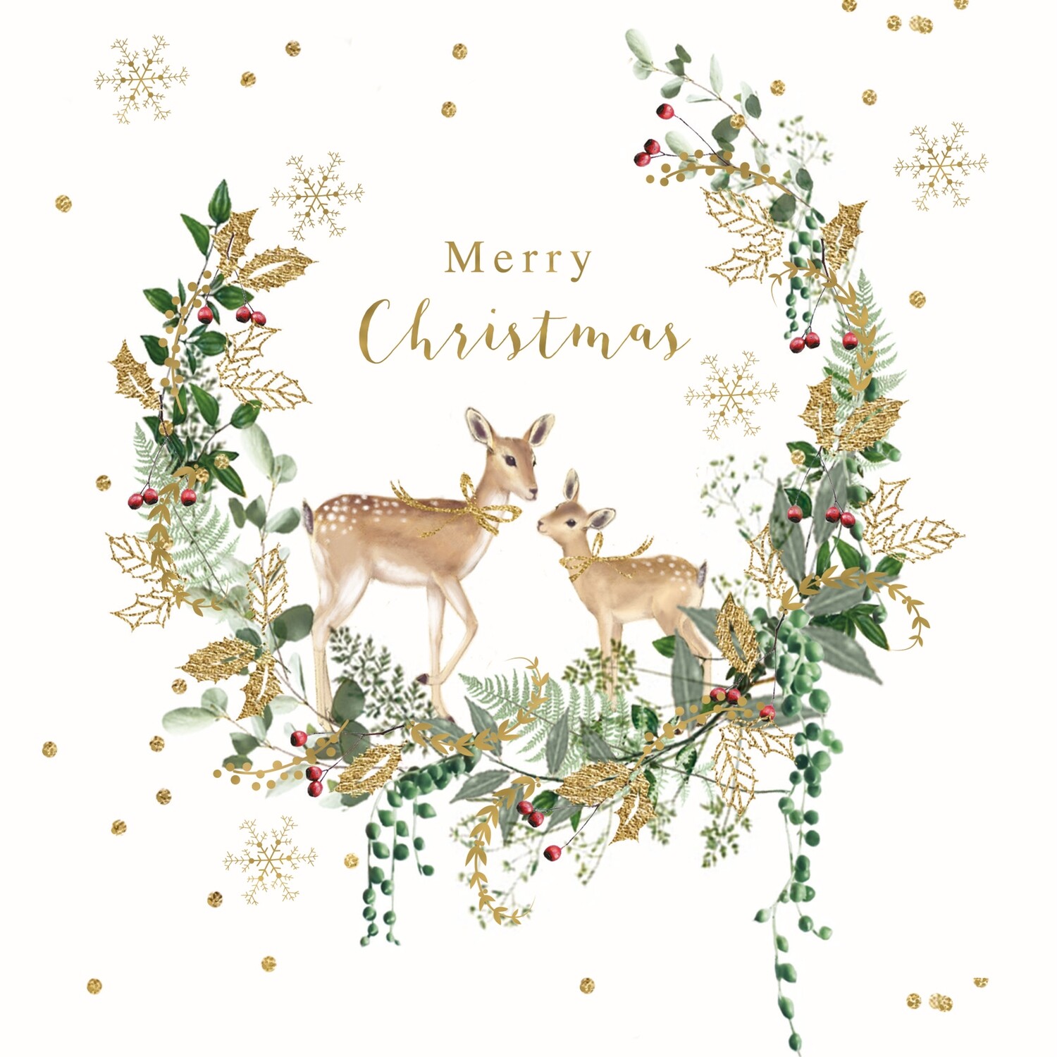 Doe and Fawn Wreath