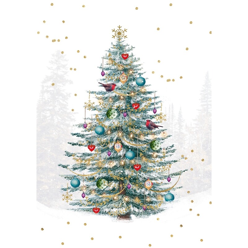 Festive Robin Tree