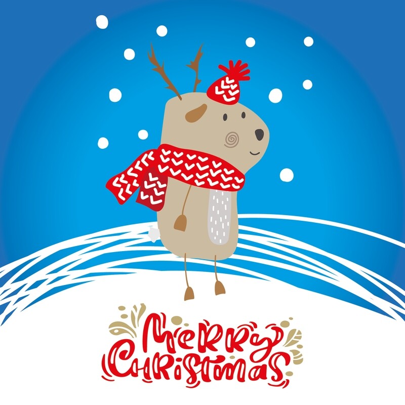 Merry Christmas Deer